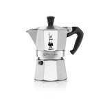 Bialetti Moka Express 6 Cup Cafetiere Silver