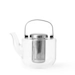 Viva Bjorn Small Glass Teapot Silver