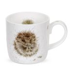 Wrendale Awakening Hedgehog Mug White