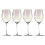 Pack of 4 Lustre Wine Glasses Clear