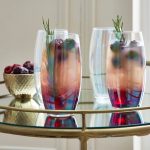 Pack of 4 Lustre Highball Glasses Clear