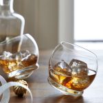 Pack of 4 Wobbly Whisky Tumbler Clear