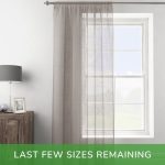 Elements Halden Grey Slot Top Single Voile Panel Grey