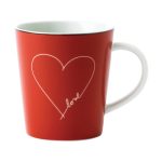 Ellen DeGeneres by Royal Doulton Red Valentine Mug Red