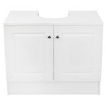 Verona White Bathroom Vanity Unit White