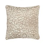 5A Fifth Avenue Gold Leopard Chenille Jacquard Cushion Gold