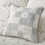 Mia Grey Square Cushion Grey
