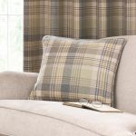 Finley Check Green Cushion Green