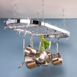 Hahn Premium Chrome Oval Ceiling Rack Chrome