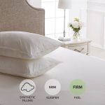Dorma Satin Touch Pillow Pair White