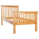 Barcelona High Foot Bedstead Natural