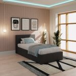 Seattle Black Ottoman Bedstead Black