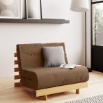 Mito Single Futon Brown
