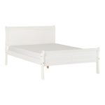 Georgia Sleigh Bedstead White