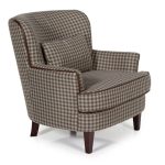 Moffatt Fabric Armchair Brown