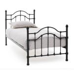Paris Black Metal Bedstead Black