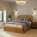 Madrid Natural Ottoman Bedstead Natural