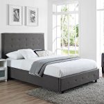 Chanel Grey Fabric Bed Grey