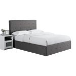 Chanel Grey Storage Bedstead Grey