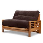 Detroit 2 Seater Futon Brown