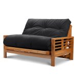 Detroit 2 Seater Futon Grey