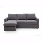 Sophia Fabric Corner Sofa Bed – Grey Grey