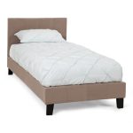 Evelyn Latte Upholstered Bedstead Brown