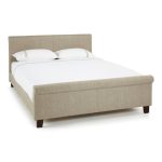 Hazel Linen Bedstead Grey