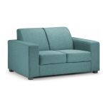 Ada Fabric 2 Seater Sofa Blue
