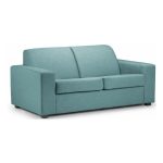 Ada Fabric 3 Seater Sofa Blue