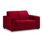 Ada Fabric 2 Seater Sofa Red