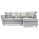 Ashbourne Right Hand Corner Sofa Silver