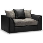 Byron 2 Seater Sofa Grey/Black
