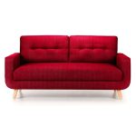 Hockney 3 Seater Sofa Red