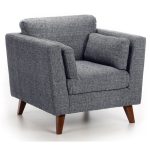 Sam Fabric Armchair Grey