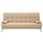 Venice Fabric Sofa Bed Cream
