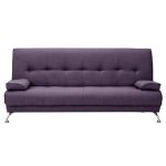 Venice Fabric Sofa Bed Purple