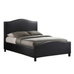 Tuxford Black Faux Leather Bedstead Black