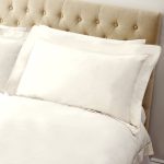 5A Fifth Avenue Pima 400 Thread Count Plain Cream Piped Oxford Pillowcase Cream