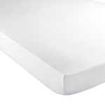5A Fifth Avenue Pima 100% Cotton 400 Thread Count Plain White 35cm Fitted Sheet White