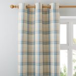 Balmoral Duck-Egg Eyelet Curtains Duck Egg (Blue)