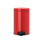 Brabantia NewIcon 12 Litre Red Pedal Bin Red