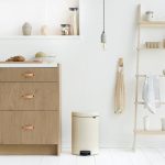 Brabantia NewIcon 20 Litre Almond Pedal Bin Almond