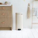 Brabantia NewIcon 30 Litre Almond Pedal Bin Almond