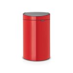 Brabantia 40 Litre Red Touch Bin Red