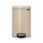 Brabantia NewIcon 12 Litre Golden Beach Pedal Bin Golden