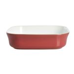 Denby Pomegranate Square Dish Red