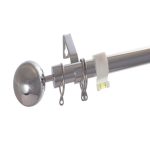 Oslo Extendable Chrome Curtain Pole Dia. 22/25mm Chrome