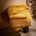 Teddy Bear Ochre Throw Ochre (Yellow)