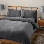 Teddy Bear Charcoal Duvet Cover Charcoal (Grey)